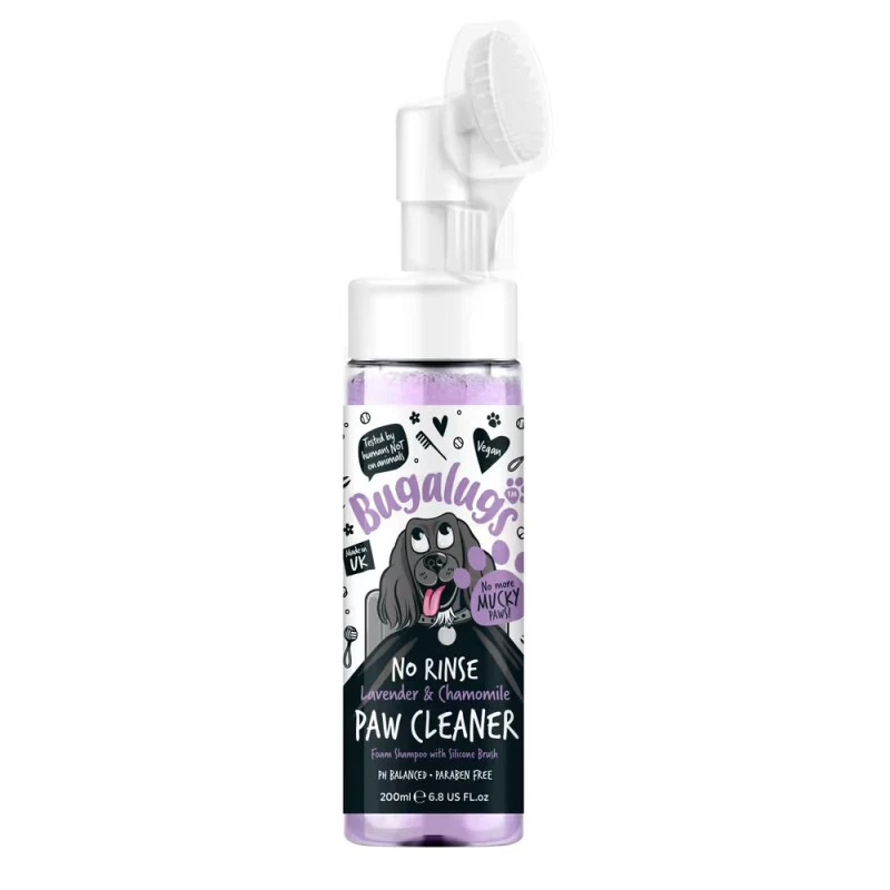 BUGALUGS NO RINSE LAVENDER & CHAMOMILE PAW CLEANER 200ML