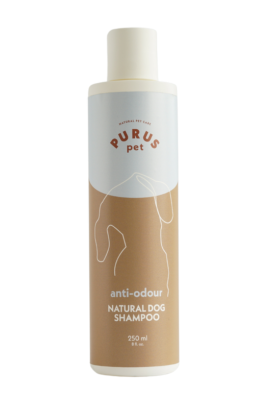 PURUS PET SZAMPON DLA PSÓW NEUTRALIZUJĄCY ZAPACHY – KONTROLA ZAPACHU I ŚWIEŻA SIERŚĆ 250 ML