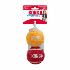 KONG SPORT SOFTIES BALLS 2-PK ASSORTED LG