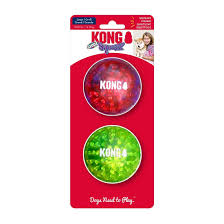 KONG SQUEEZZ® GEODZ 2-PK ASSORTED LG