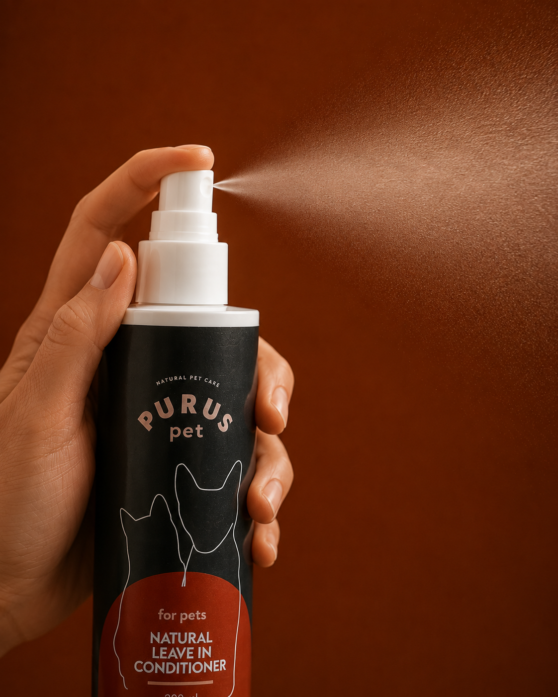 PURUS PET ODŻYWKA BEZ SPŁUKIWANIA DLA PSÓW – ROZPLĄTYWANIE I PIELĘGNACJA SIERŚCI 200 ML