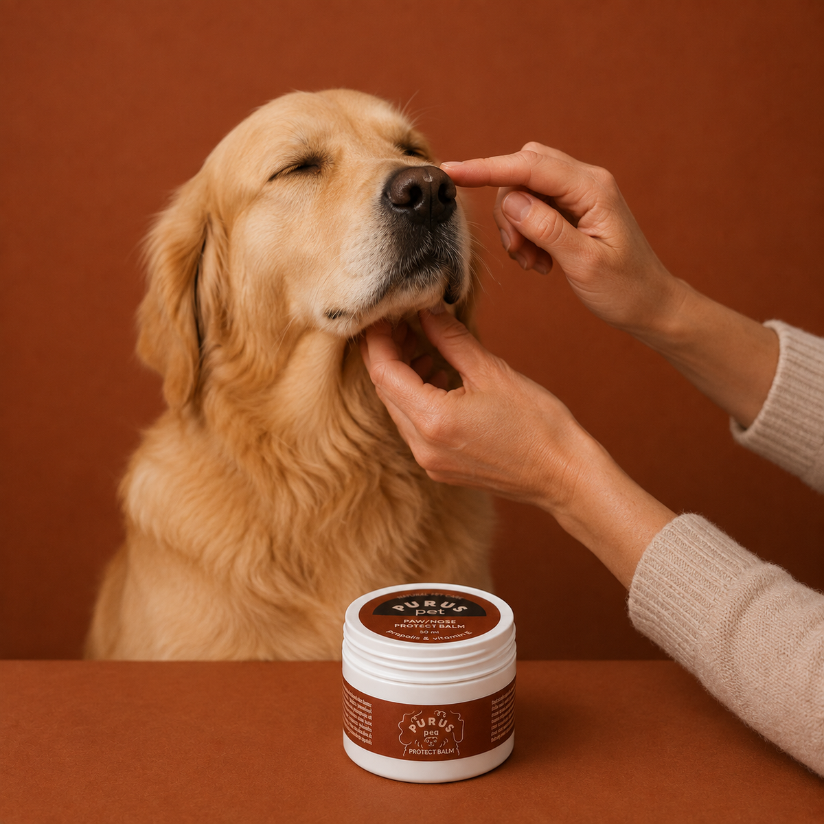 PURUS PET BALSAM DO ŁAP I NOSA DLA PSA – NAWILŻAJĄCA I OCHRONNA PIELĘGNACJA 50 ML
