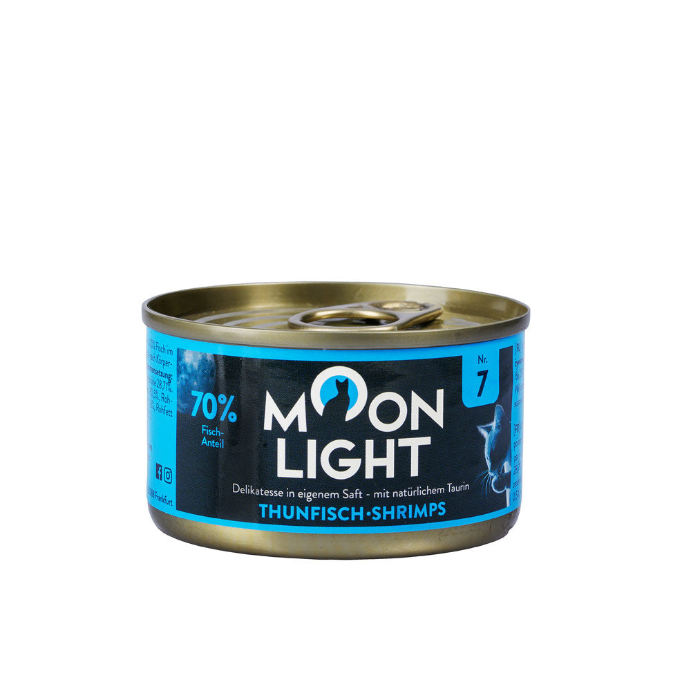 MOONLIGHT 7 MOKRA KARMA DLA KOTA TUŃCZYK + KREWETKI 80G