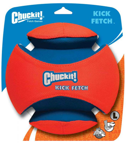 CHUCKIT KICK FETCH L 19 CM  – PIŁKA DO GRY W NOGĘ Z PSEM