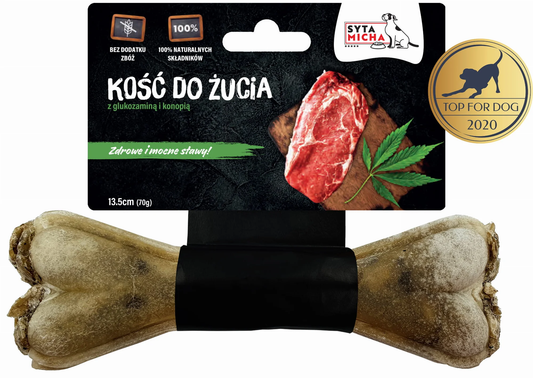 SYTA MICHA GRYZAK DLA PSA KOŚĆ NA MOCNE STAWY 13,5CM
