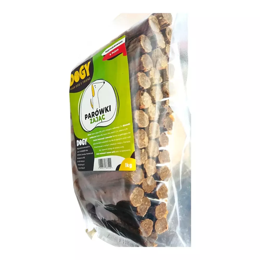 DOGY PARÓWKI Z ZAJĄCA 1 KG