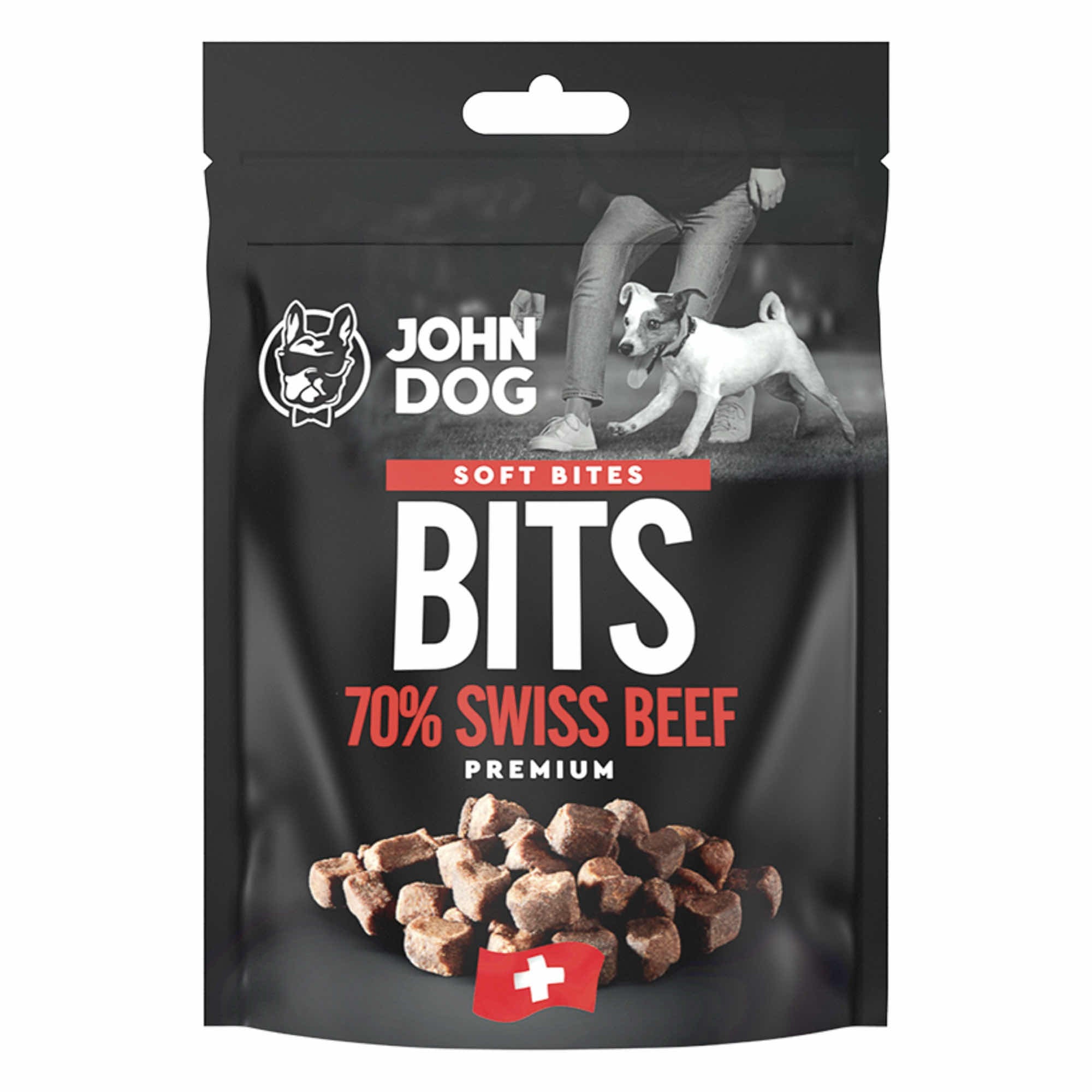 JOHN DOG PRZYSMAKI DLA PSA CHAPSY SOFT. WOŁOWINA SZWAJCARSKA 100G