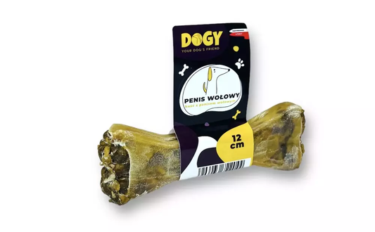 DOGY KOŚĆ Z PENISEM WOŁOWYM 12CM