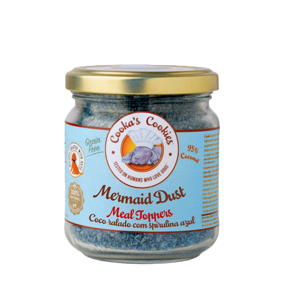 COOKAS COOKIES TOPER MERMAID DUST Z KOKOSEM I SPIRULINĄ 65G