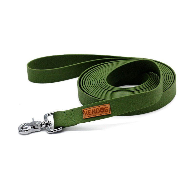 KENDOG SMYCZ PRZEPINANA PVC KHAKI 200CM