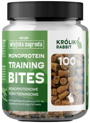 WIEJSKA ZAGRODA MONO TRAINING BITES PP KRÓLIK 150G
