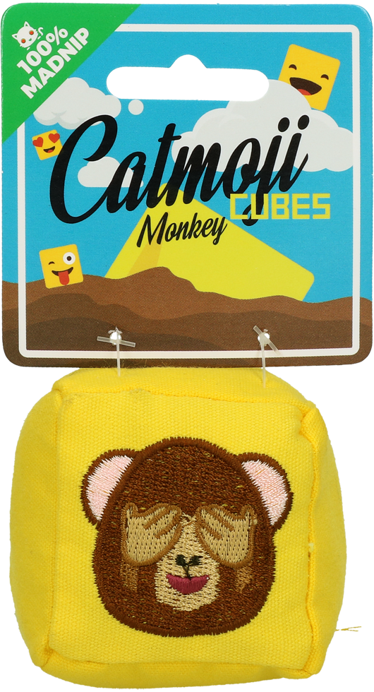 EMOJI CAT CUBE MONKEY (WITH MADNIP)