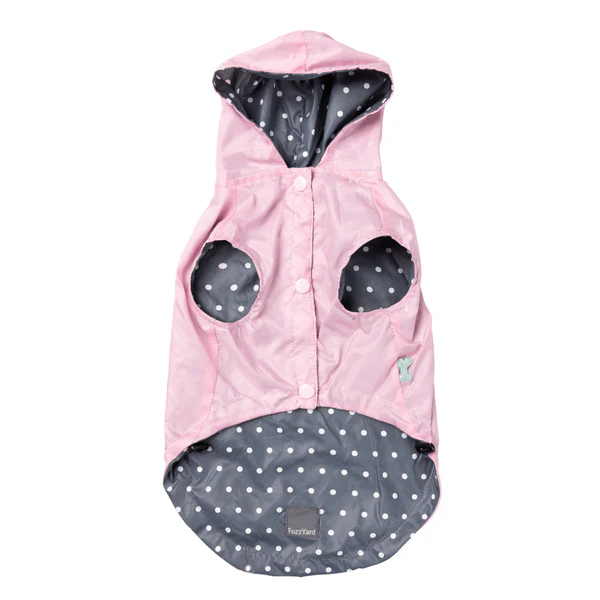 FUZZYARD FLIPSIDE RAINCOAT PINK S2
