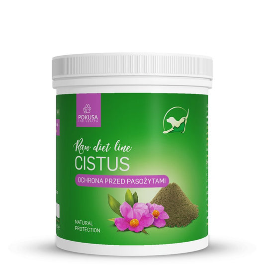 POKUSA RAW DIET LINE CISTUS  100G- ODPORNOŚĆ, ANTYOKSYDACJA I OCHRONA PRZED PASOŻYTAMI