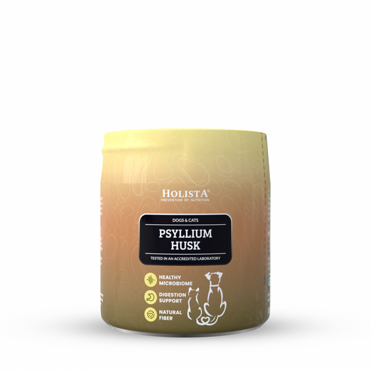 HOLISTA PSYLLIUM HUSK 100G - NATURALNY BŁONNIK DLA PSA I KOTA