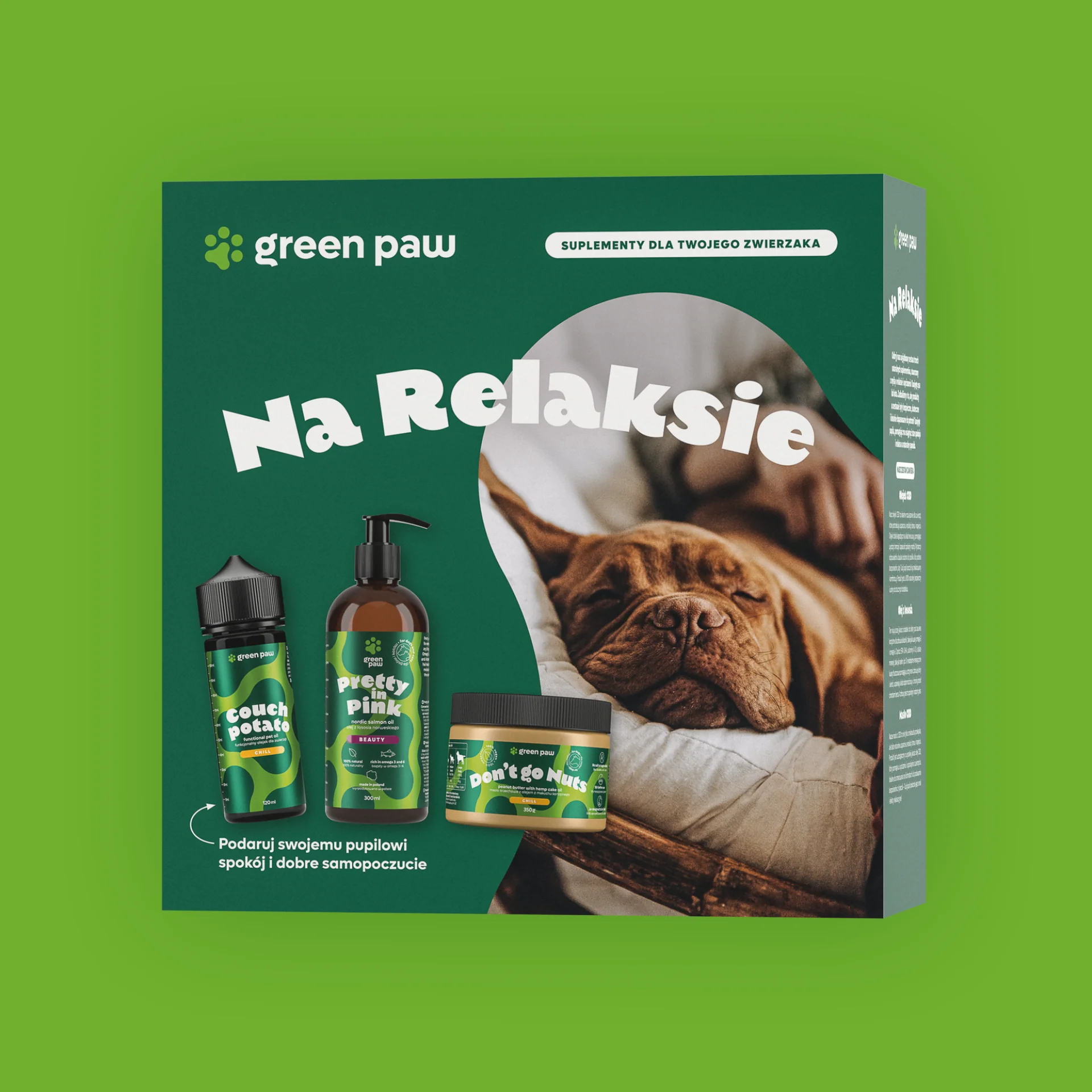 GREEN PAW ZESTAW PREZENTOWY NA REKLASIE