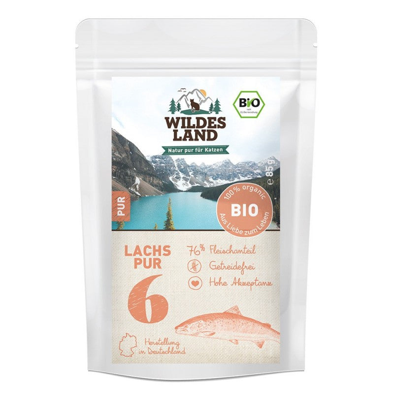 WILDES LAND MOKRA KARMA DLA KOTA BIO LACHS 85G