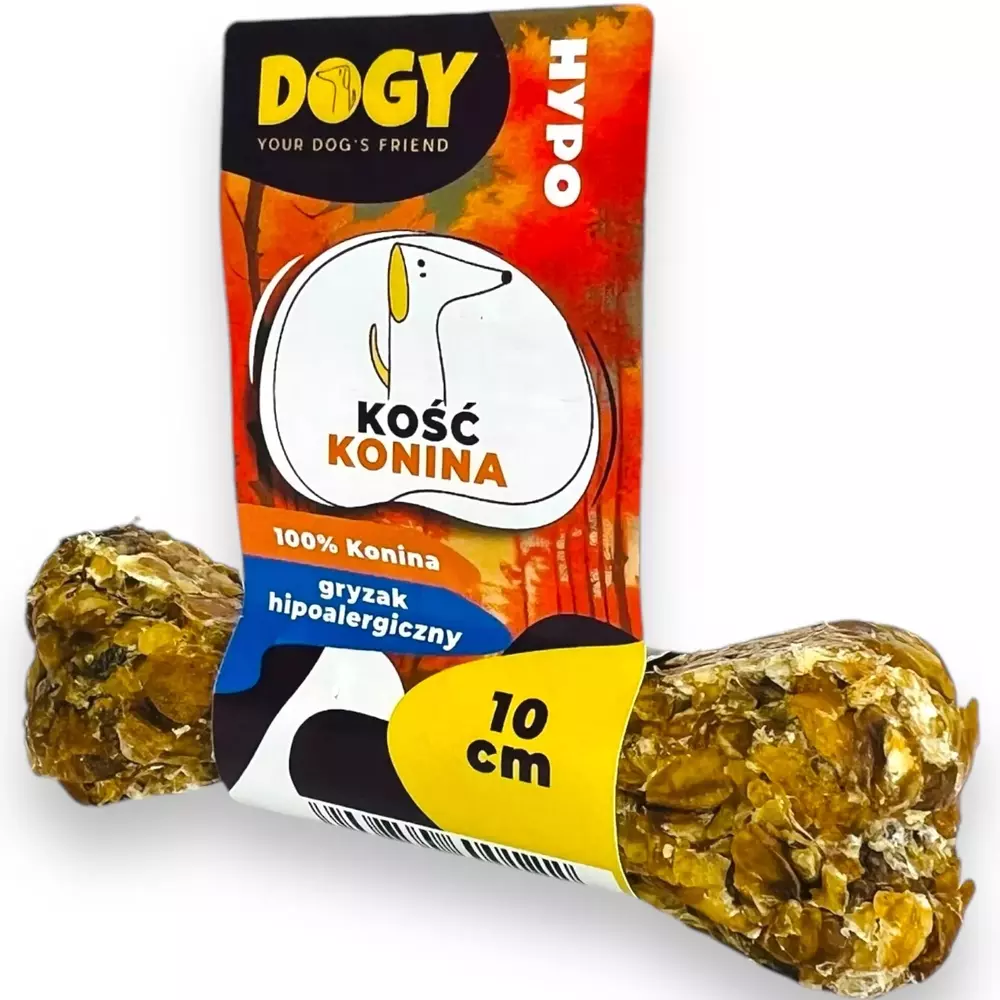 DOGY HYPO KOŚĆ Z KONINY 10CM