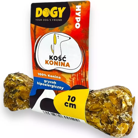 DOGY HYPO KOŚĆ Z KONINY 10CM