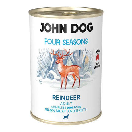 JOHN DOG FOUR SEASONS MOKRA KARMA PIES JELEŃ 400G