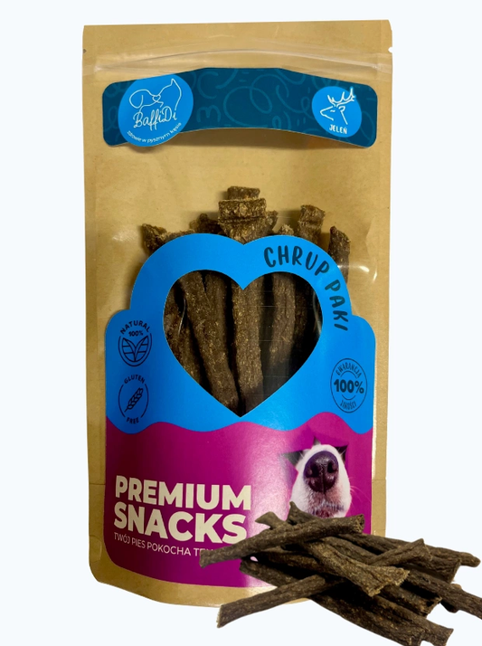 BAFFIDI CHRUPPAKI PRZYSMAKI DLA PSA JELEŃ 100G