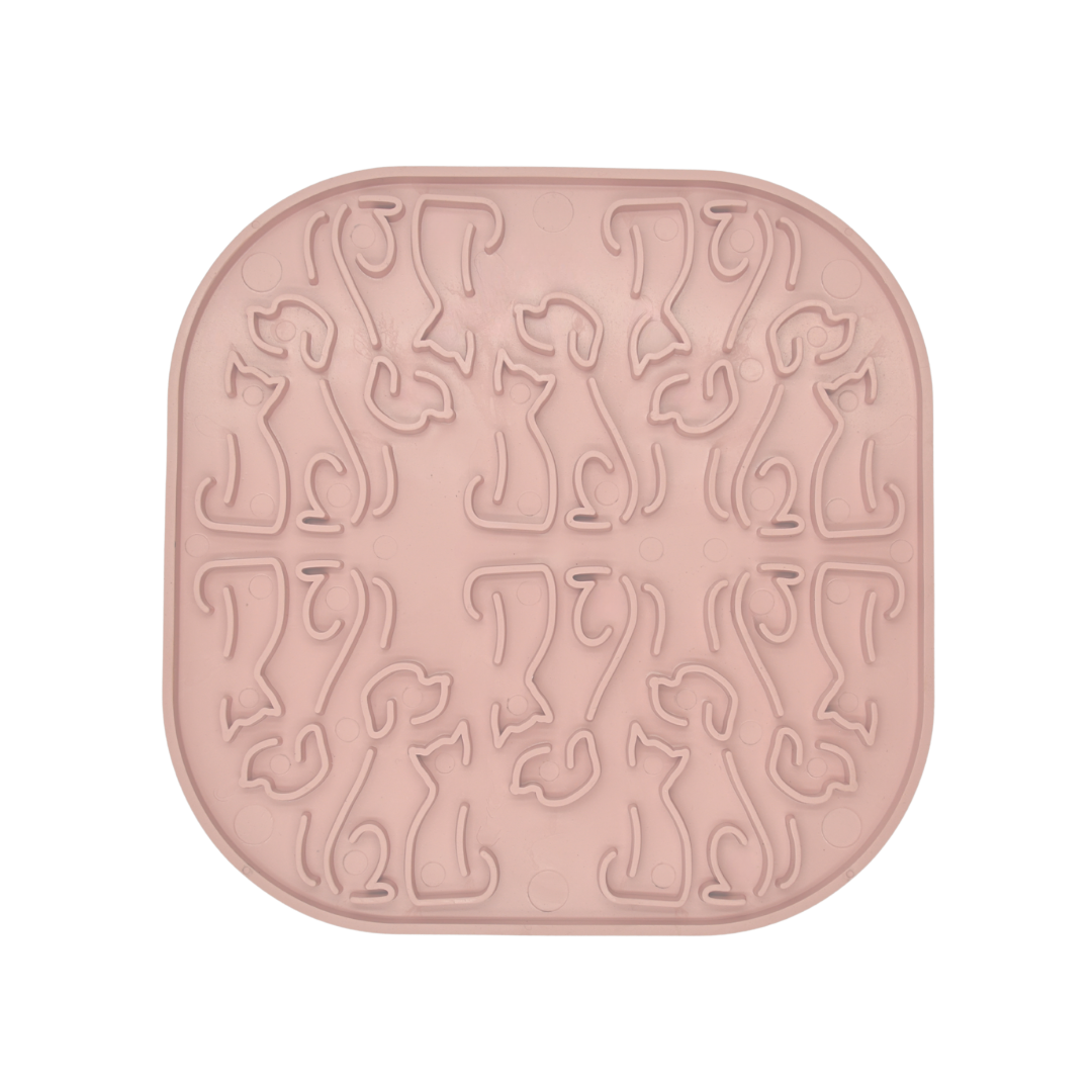 FIBOO LOLLIPOP STICKY RÓŻOWY - MATA DO LIZANIA 19X19CM