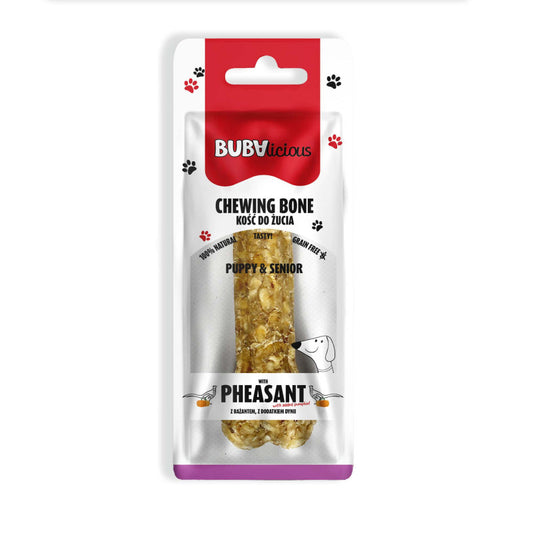 BUBA BUBALICIOUS PUPPY KOŚĆ Z BAŻANTEM I DODATKIEM DYNI 12CM