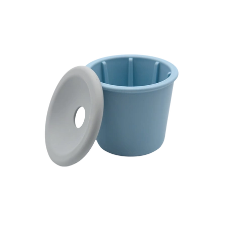 FIBOO SNACK FIBEEK + PRZYKRYWKA Z OTWOREM NA SMACZKI NIEBIESKI