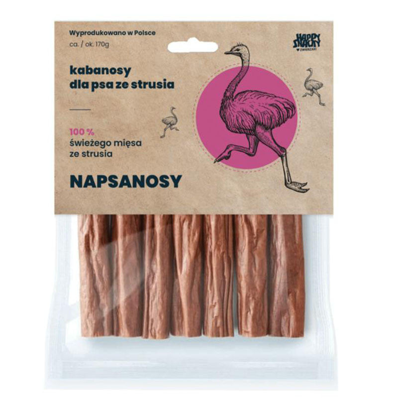 TRZYPSY NAPSANOSY Z STRUSIA 7SZT