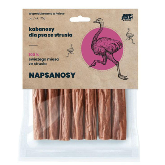 TRZYPSY NAPSANOSY Z STRUSIA 7SZT