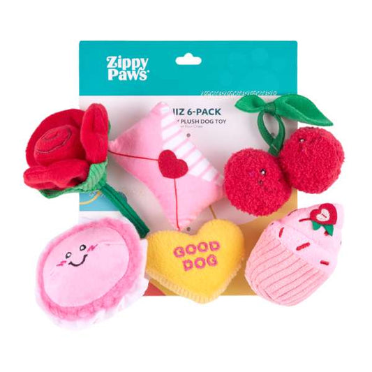 ZIPPY PAWS MINIZ 6PACK SWEET TREATS