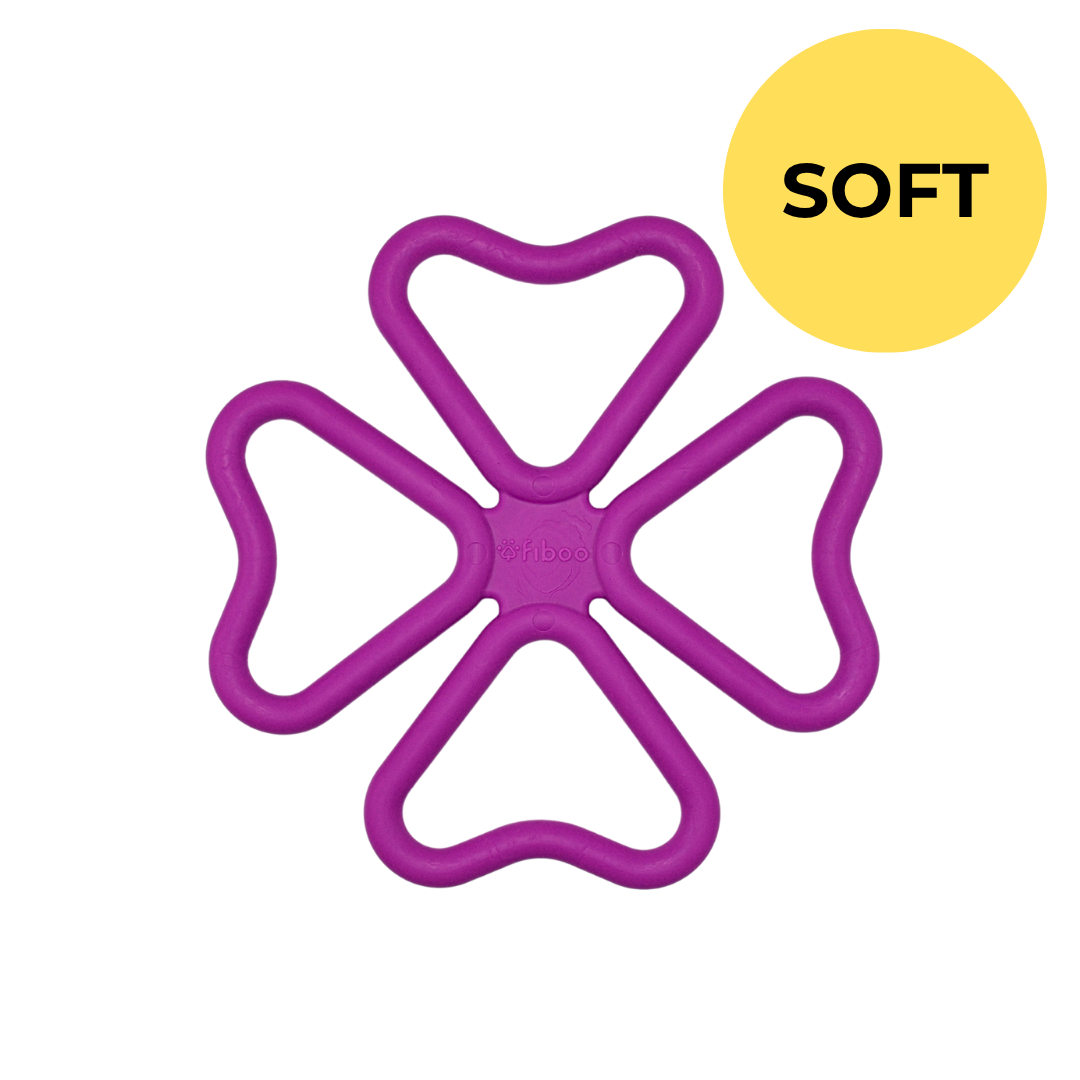 FIBOO FIBSY SOFT - FIOLETOWY NEON - SZARPAK 25x15CM