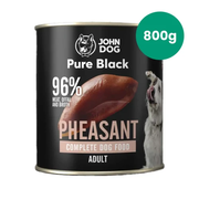 JOHN DOG PURE BLACK MOKRA KARMA DLA PSA BAŻANT 800 G
