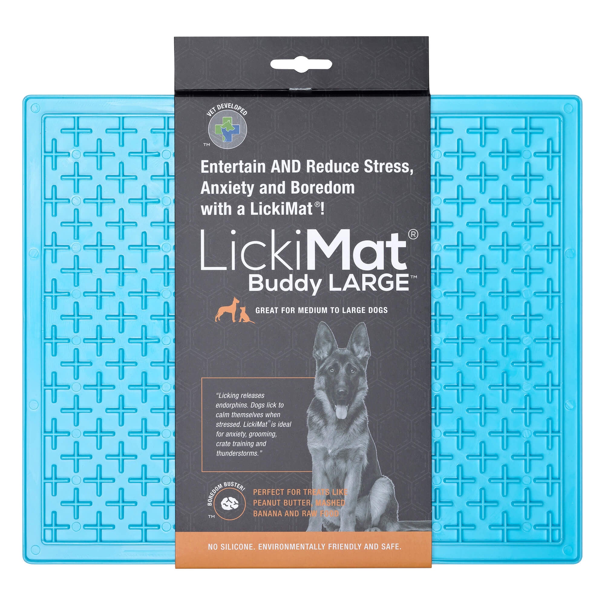 LICKIMAT CLASSIC BUDDY XL TURKUSOWA - MATA DO LIZANIA
