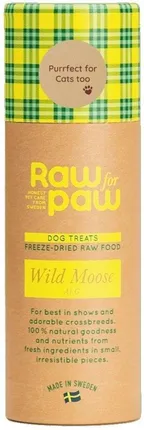 RAW FOR PAW WILD MOOSE - ŁOŚ LIOFILIZOWANE PRZYSMAKI (45G)
