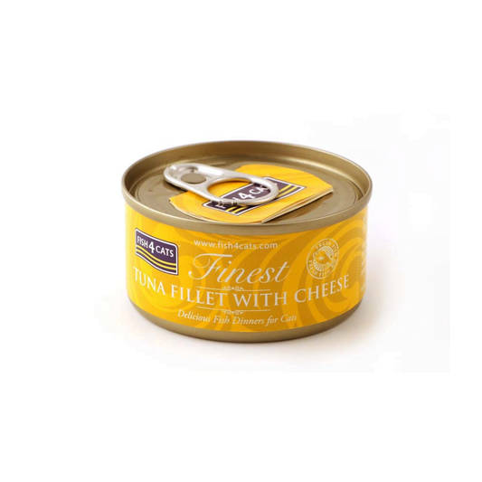 FISH4CATS MOKRA KARMA DLA KOTA WET TUNA FILLET WITH CHEESE 70G