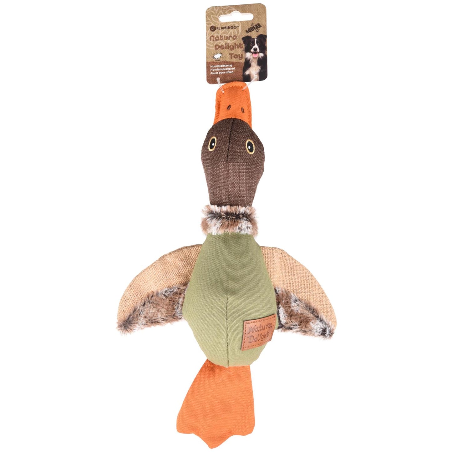 FLAMINGO DT NATURA DELIGHT DUCK MIX 35CM - ZABAWKA DLA PSIAKA