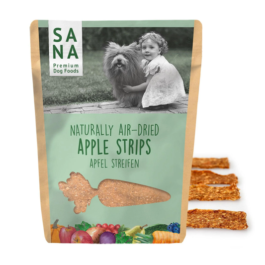 SANA VEGGIE STRIPS WARZYWNE PSAKI Z JABŁKIEM 100G