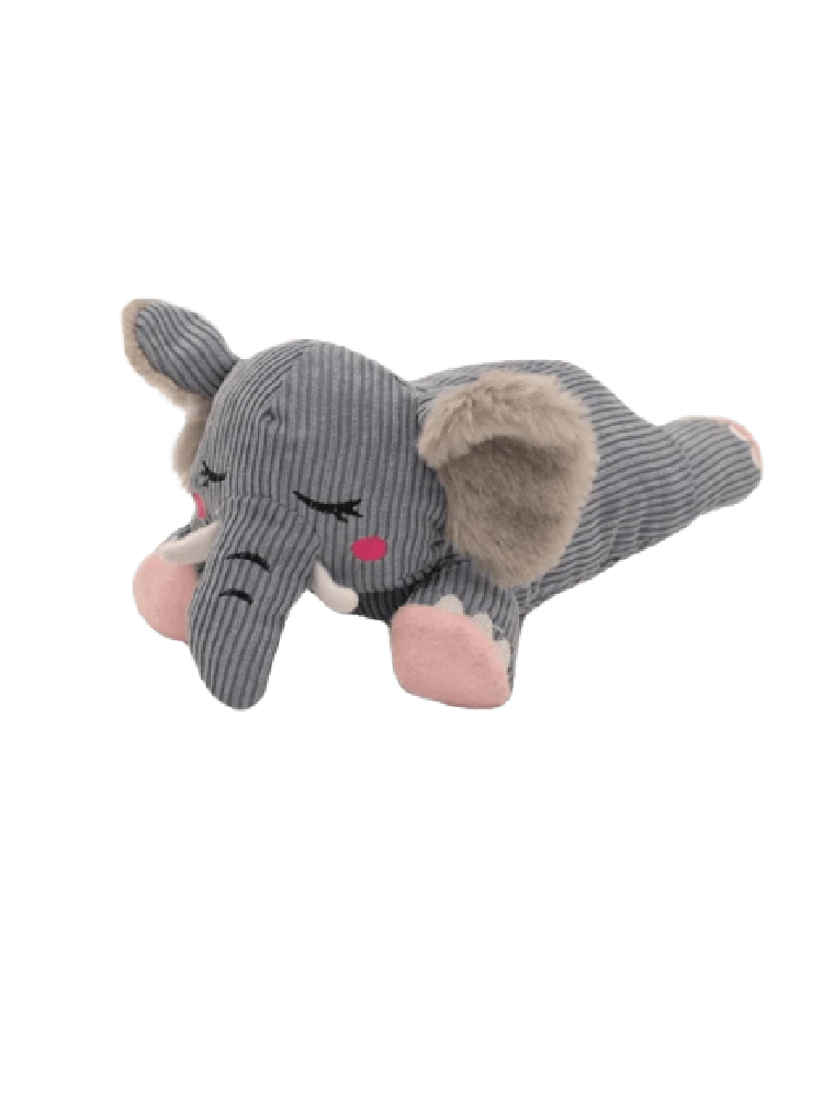 ZIPPY PAWS SNOOZIES WITH SHHHQUEAKER ELEPHANT