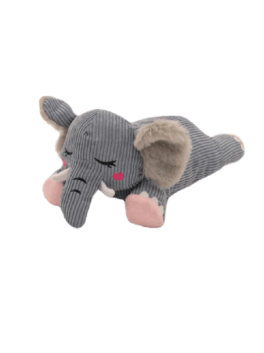 ZIPPY PAWS SNOOZIES WITH SHHHQUEAKER ELEPHANT