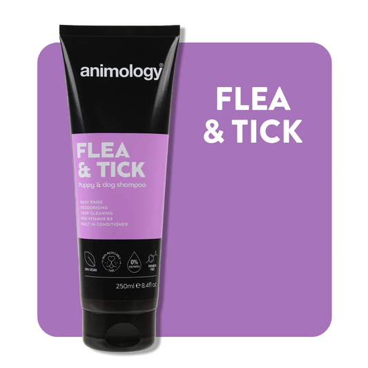ANIMOLOGY FLEA & TICK SHAMPOO - SZAMPON PRZECIW PCHŁOM I KLESZCZOM