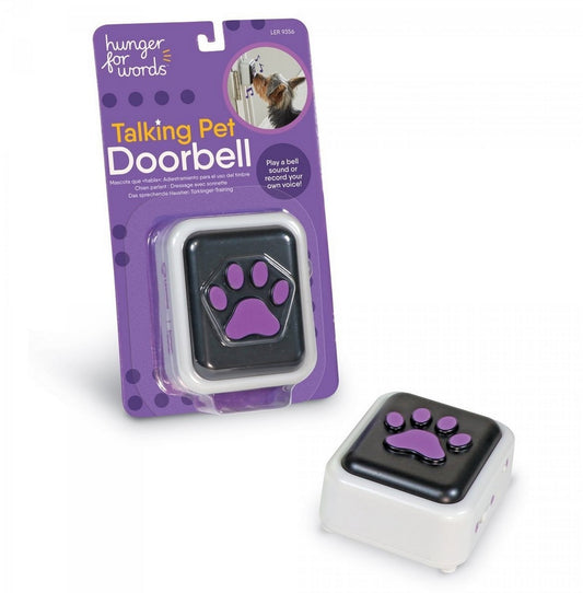HUNGER FOR WORDS TALKING PET DOORBELL DZWONEK DO DRZWI