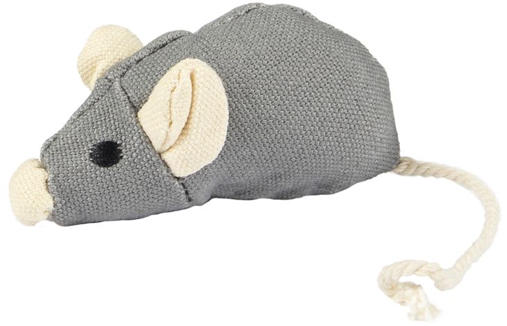 FLAMINGO CT NATURAL FUN MOUSE GREY/BEIGE 17CM