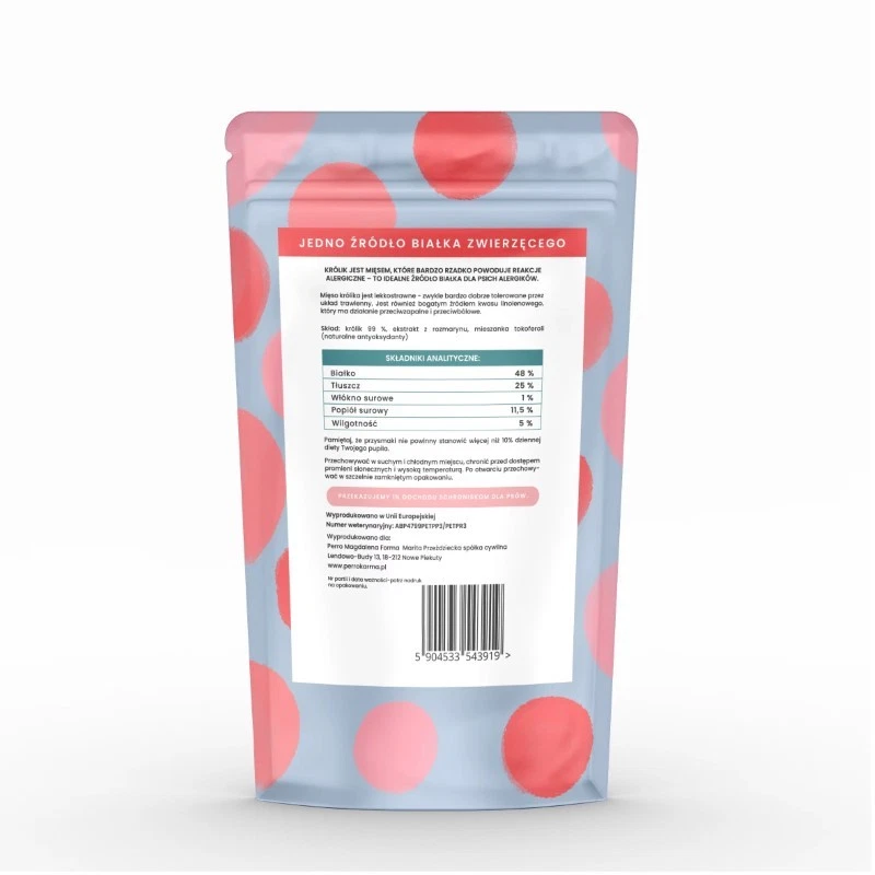 PERRO OCH ACH PRZYSMAKI DLA PSA LIO KRÓLIK 40G