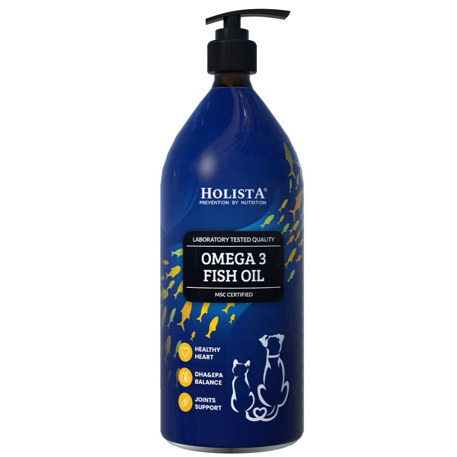HOLISTA OMEGA3 OIL 1000ML - OLEJ Z DZIKICH RYB