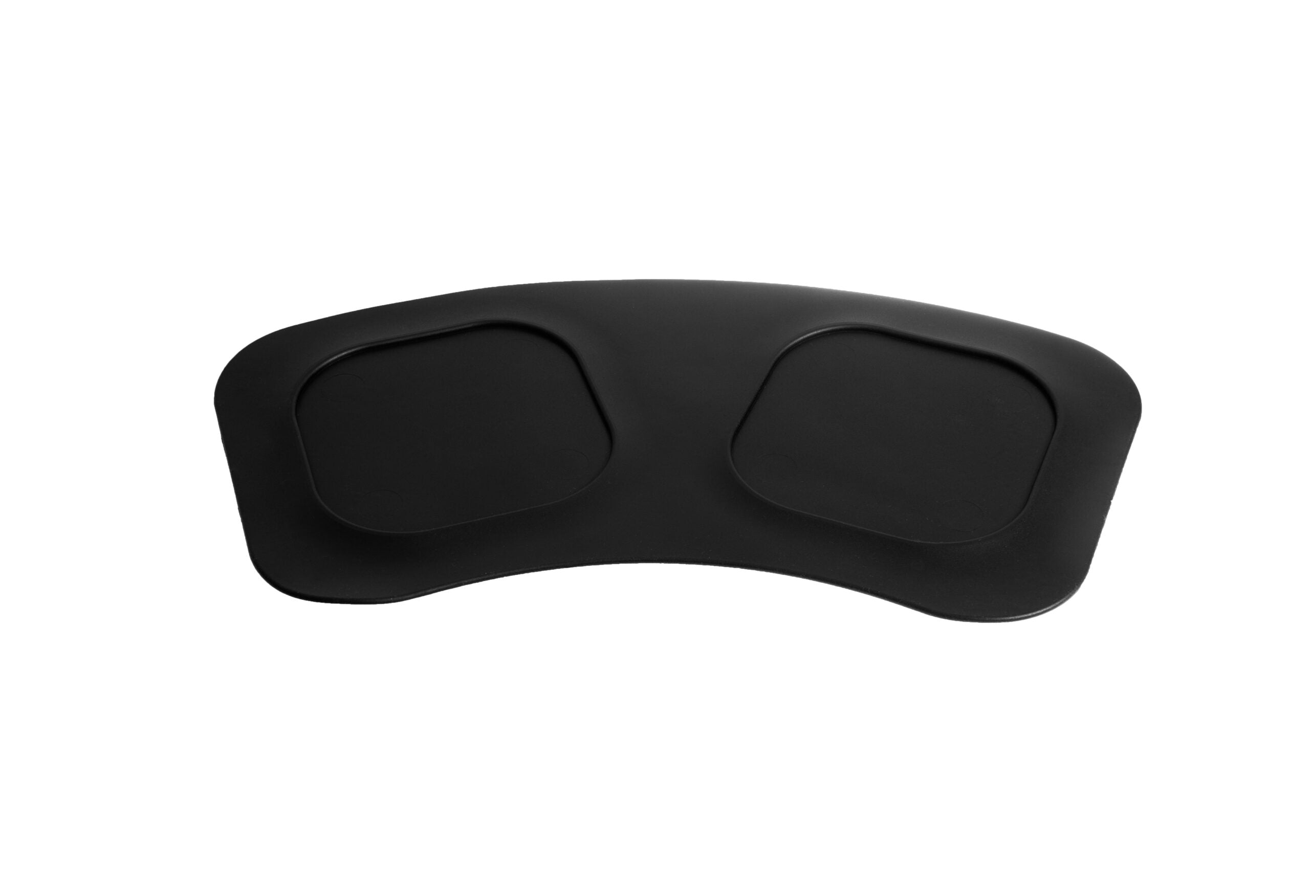 FIBOO MATA ANTYPOŚLIZGOWA POD MISKI 43X22 CM CZARNY