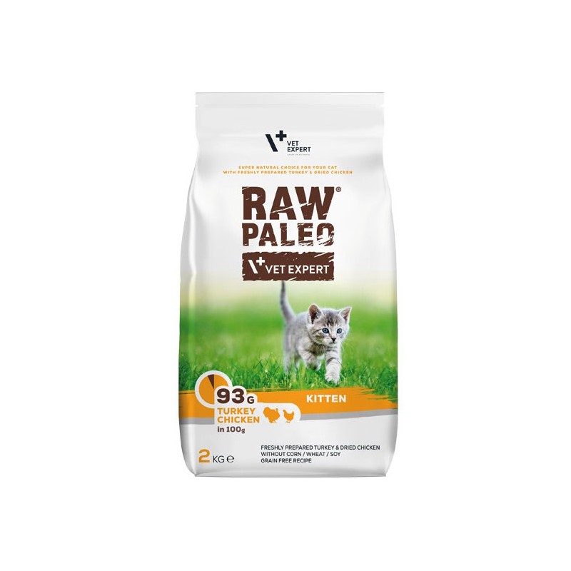 RAW PALEO SUCHA KARMA KOT KITTEN TURKEY CHICKEN 2KG
