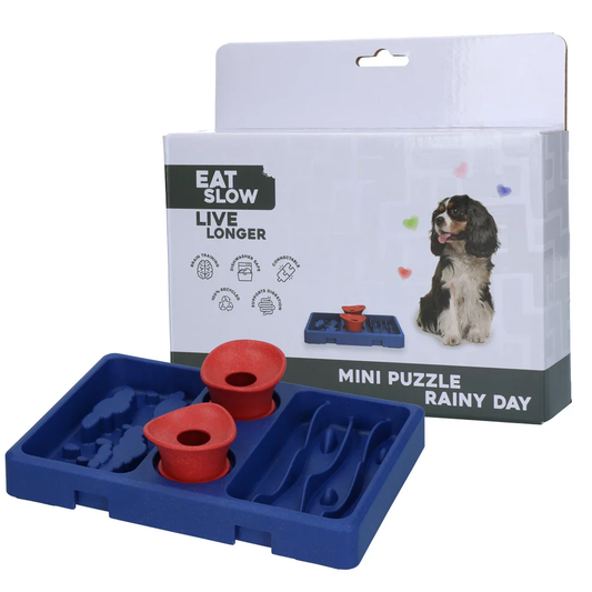 EAT SLOW LIVE LONGER MINI PUZZLE RAINY DAY