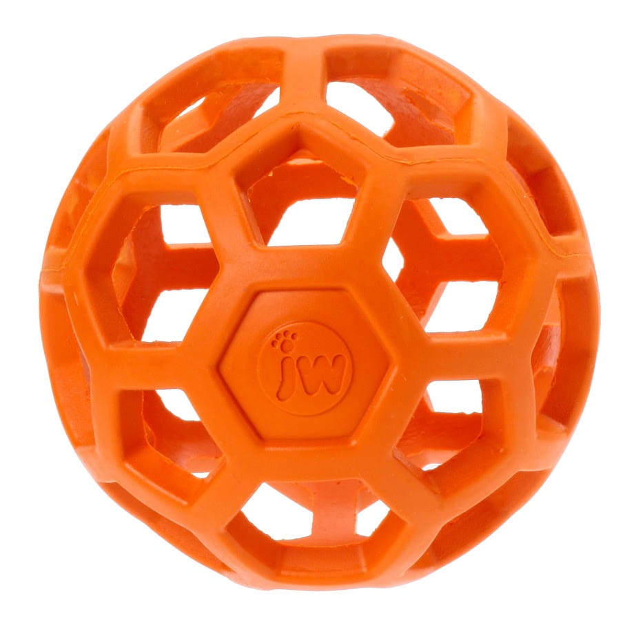 JW PET- HOL-EE ROLLER MEDIUM 11,5 CM PIŁKA AŻUROWA DLA PSA POMARAŃCZOWA