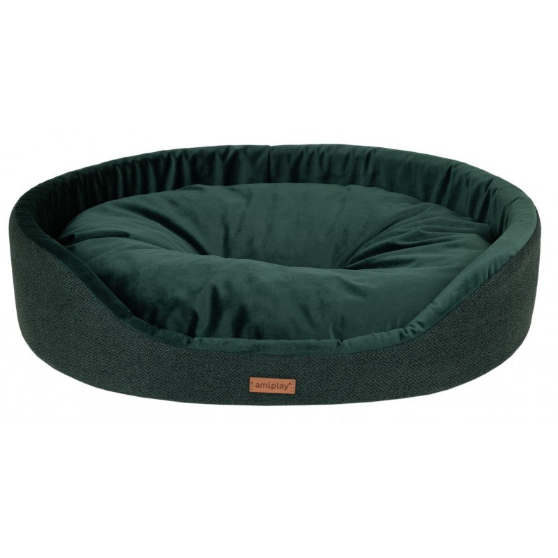 AMIPLAY LEGOWISKO OWALNE SIENA ZIELONE XL